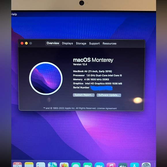 MacBook Air 2015 11-inch - Picture 2 of 16